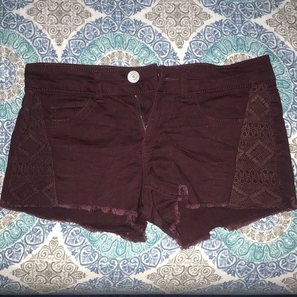 NWOT burgundy shorts